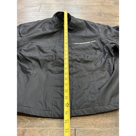 Fieldsheer FS Motorcycle Womens Black Full Zip Windbreaker Lined Jacket Size 10 - Picture 9 of 10